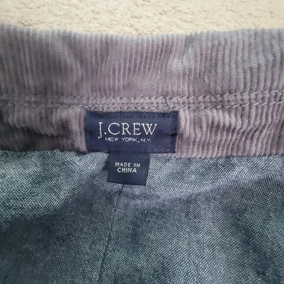 J. Crew Mens M Corduroy Blazer Sport Coat 100% Cotton Casual Jacket Gray - Picture 13 of 14